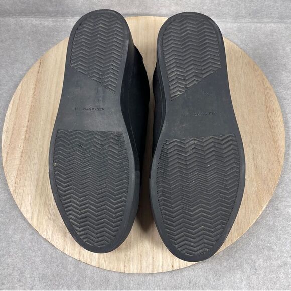 ALL SAINTS Stow Low Top Sneaker - Black Leather Mens Size  8 US/ 41 EUR - Picture 7 of 8